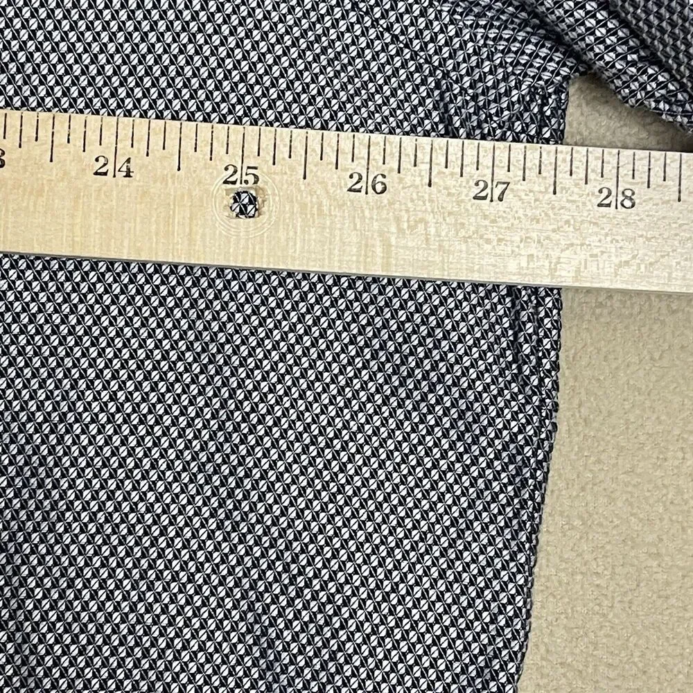 Robert Graham Shirt Mens 18.5 Gray Long Sleeve‎ Cotton Casual Button Front Adult